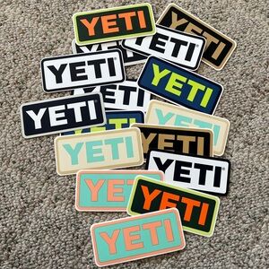16 Miscellaneous Yeti Stickers